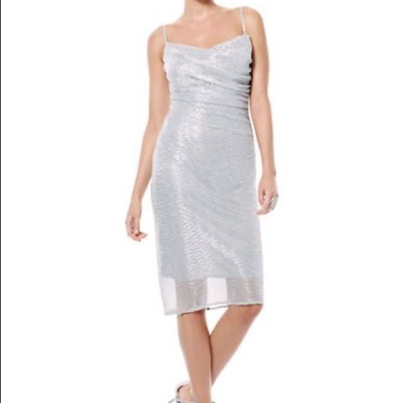Laundry by Shelli Segal Silver Dress - Picture 3 of 6